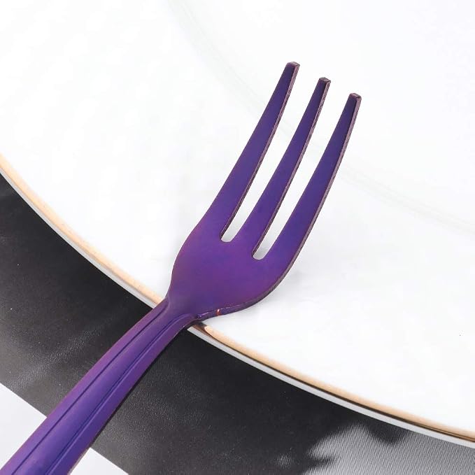 Oyster Fork Set of 12, 5.4 Inch Stainless Steel Cocktail Forks, 3 Tines Mini - Image 6