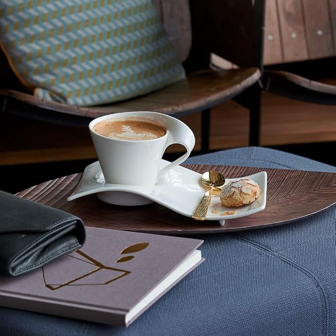 Villeroy & Boch NewWave Caffé Collection Small Cappuccino Cup, Premium Porcelain - Image 6