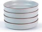 famiware Mercury Pasta Bowls Set of 4, 33 oz Large Salad Bowls, Light Gray | by Famiware