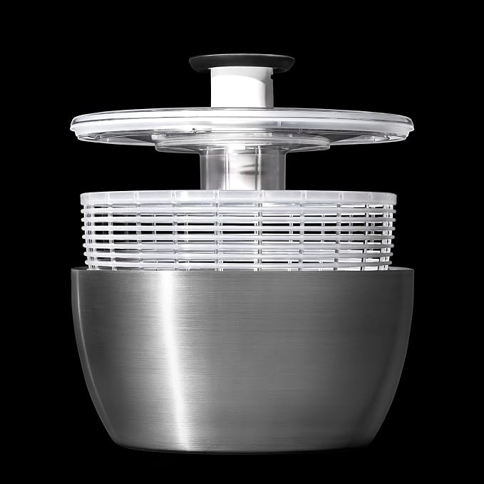 OXO Steel Salad Spinner - Image 7