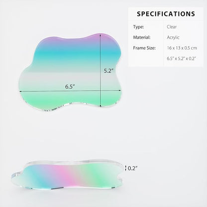 Acrylic Coaster Decorative Plates, Irregular Bar Drink Coaster - Image 4