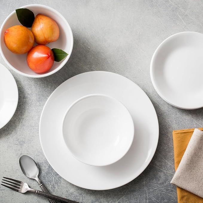 Corelle White Livingware 28-Ounce Super Soup/Cereal Bowl, Winter Frost - Image 3