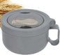 28 oz Soup Bowl with Handles, Microwave Ramen Bowl with Lid by Ronanemon