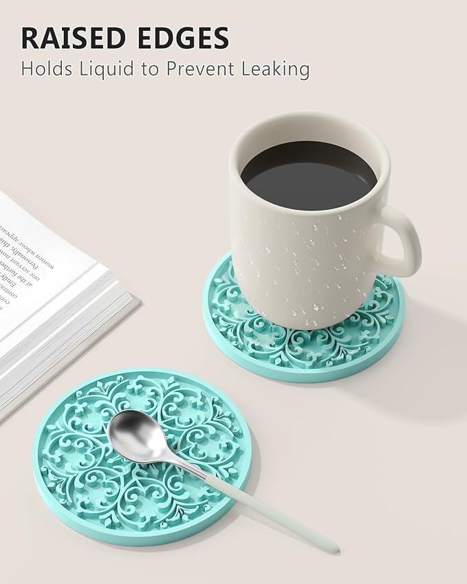 Drink Coasters, Coasters Set of 6 - Image 3