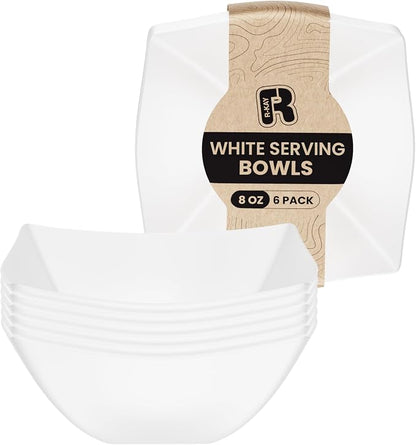 R-kay 6 Pack Square Plastic Serving Bowls by R-KAY