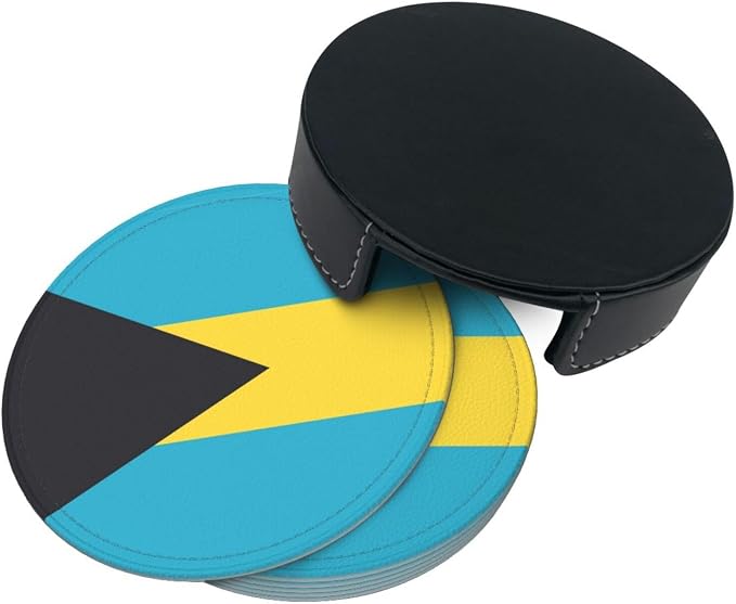 Bahamas Flag Coasters for Drinks - Image 9