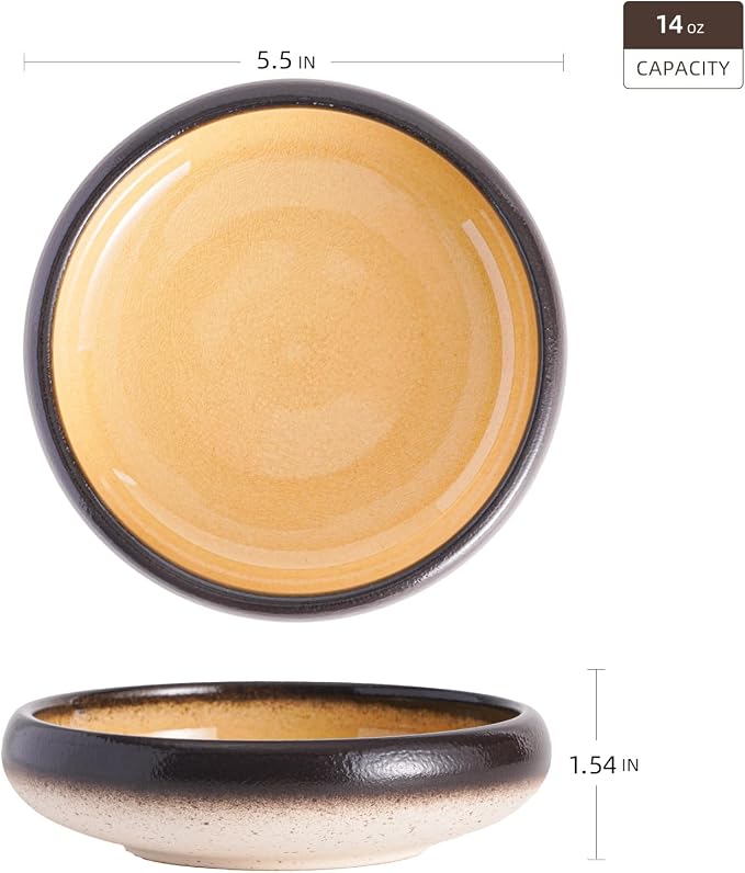 Uaral Ceramic Salad Plate, Plates and Bowls Set, Serving Dish Set, Appetizer - Image 6