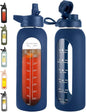 CIVAGO 40 oz Glass Water Bottle by CIVAGO