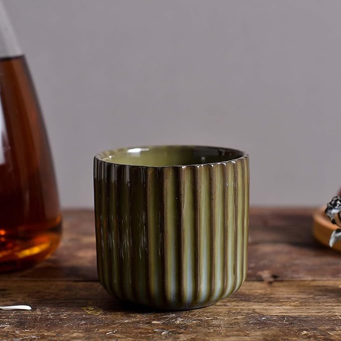 Japanese retro ceramic teacups, wine cups, water cups, restaurants, home by Unknown