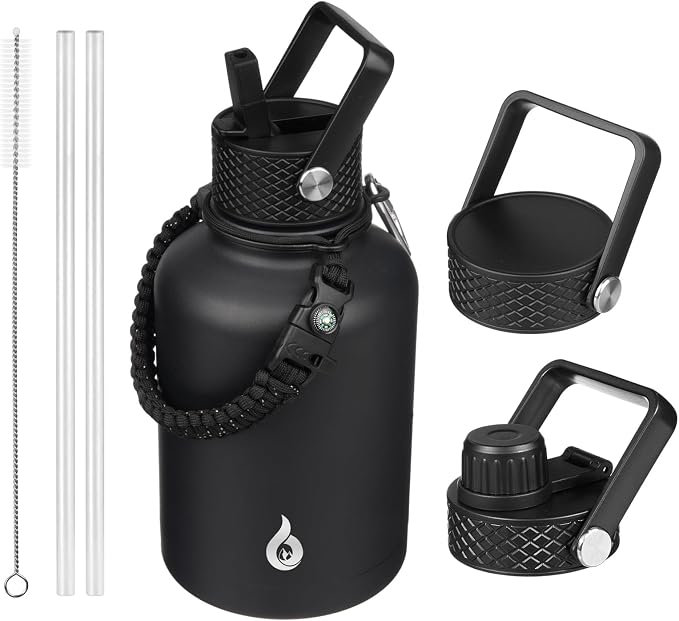 BJPKPK 50oz Large Insulated Water Bottle, Stainless Steel Water Jug | by BJPKPK