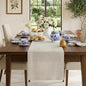 Classic Linen™ by D'Moksha Light Natural Table Runner 144 Inches Long, 100% by DMokshaHomes