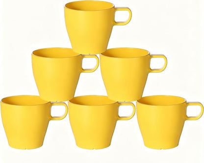 6-Pack 10oz Unbreakable Coffee Mugs, Microwave Safe Premium Drinkware, by GESHUPOR