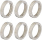 DII Decorative Assorted Silver Napkin Ring Set, One Size by DII