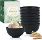 wheat straw snack bowls 10oz set of 8 by WROVA
