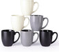 AmorArc 16 oz Coffee Mugs Set of 6, Large Ceramic Coffee Cups Set | Classic by AmorArc