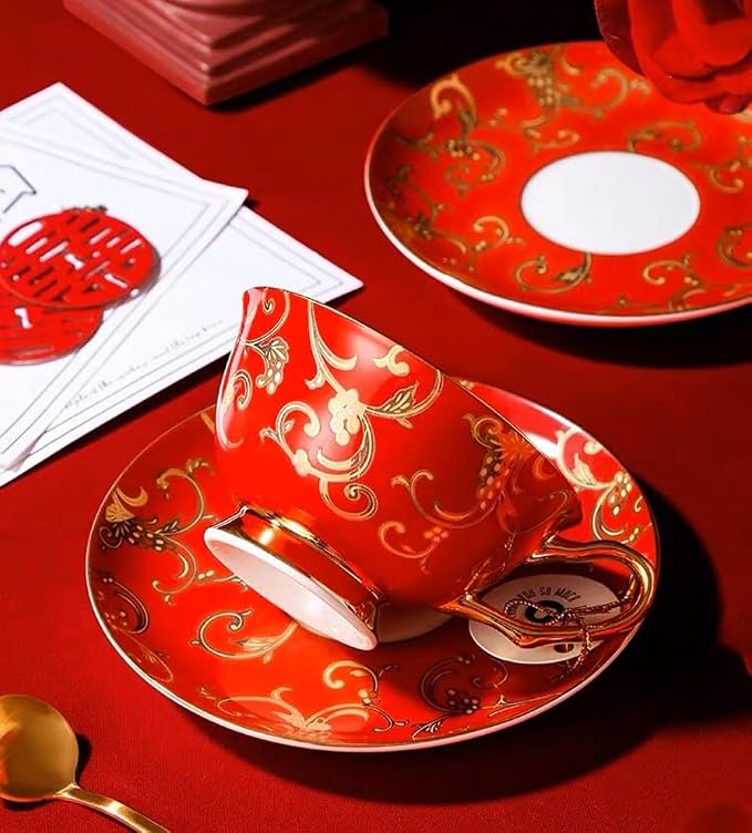 Bone China Cup& Saucer Set - Image 7