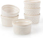 Dowan Ramekins 8 oz Oven Safe for Creme Brulee, Ceramic Small Baking Cups by DOWAN