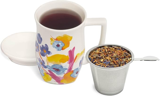 Tea Forte Ceramic Fiore Tea Cup - Image 2