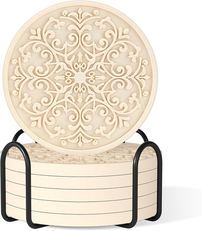 Drink Coasters, Coasters Set of 6 by Aiawoxc