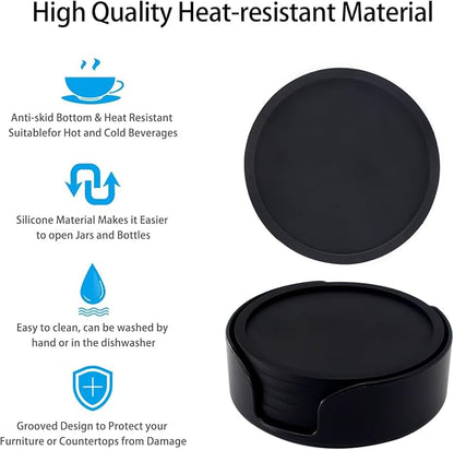 Silicone Coaster Set of 6 Pieces - Image 5