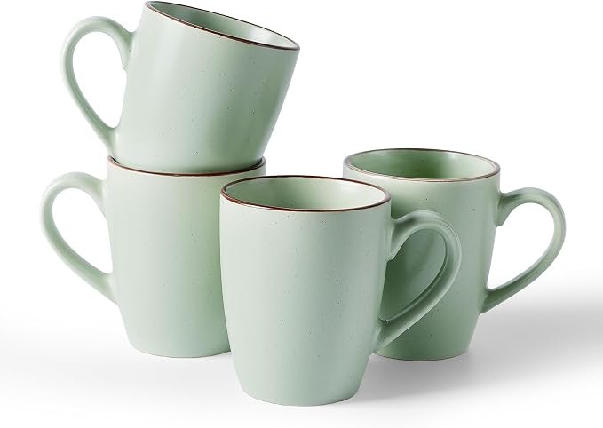 famiware Venus Coffee Mugs Set of 4, 13 oz Ceramic Stoneware Mug Cup Set | by Famiware