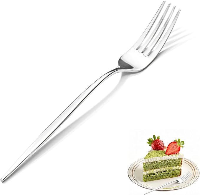 24-Piece Salad Fork Set, 18/10 Stainless Steel Dessert Forks | Mirror Polished by KINGSTONE