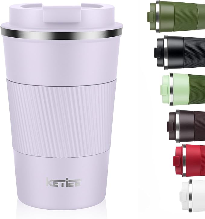 KETIEE Travel Mug 12oz: Insulated Coffee Mug by KETIEE