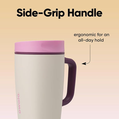 Owala SmoothSip Slider Stainless Steel Insulated Travel Mug - Image 5