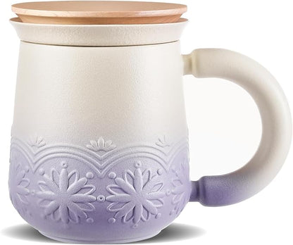 ZENS Tea Mug with Infuser and Lid by ZENSLIFESTYLE