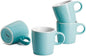 Sweese 3.5oz Porcelain Espresso Cups Set of 4, Mini Coffee Mugs Demitasse Cups by Sweese