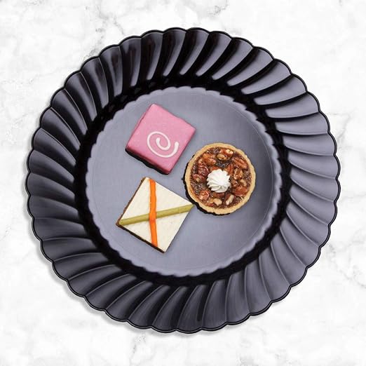 CW75180BK Classicware Plastic Plates, 7 1/2 Inches - Image 3