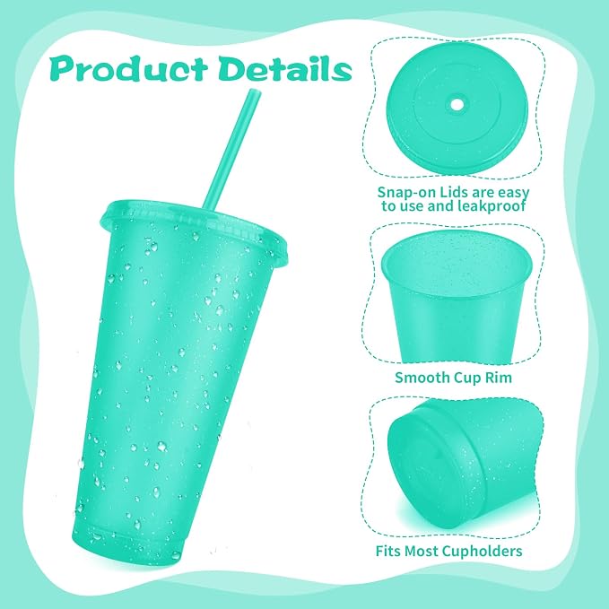 Hxezoc 16 Pieces Reusable Cups - Image 5