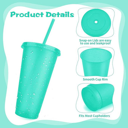 Hxezoc 16 Pieces Reusable Cups - Image 5
