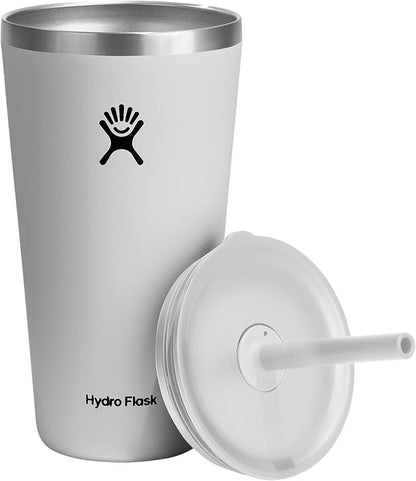28 OZ All Around Tumbler Straw LID White - Image 7