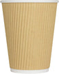 Karat 12 oz Ripple Insulated Coffee Cup Disposable Paper Hot Cup, Sturdy & Leak by Karat