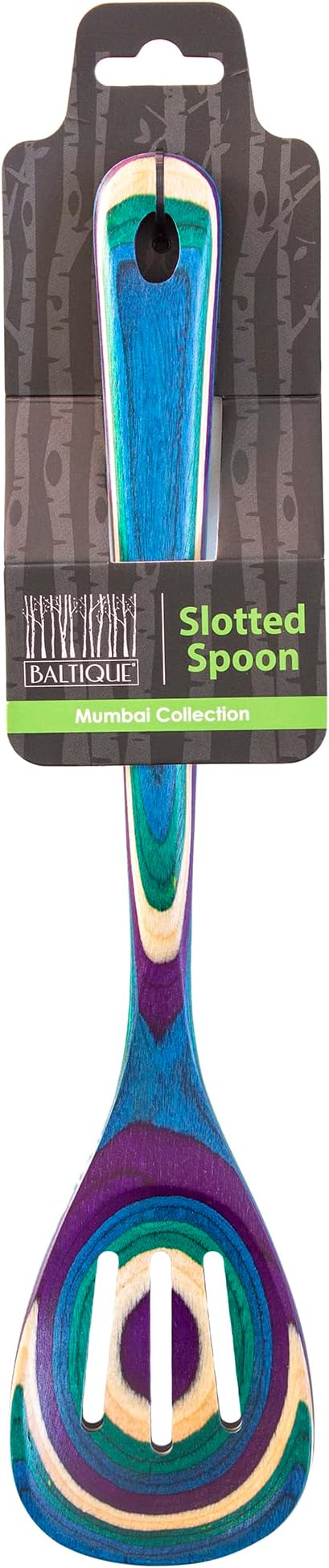 Totally Bamboo Baltique Mumbai Collection 12-1/2" Wooden Cooking Spoon - Image 5
