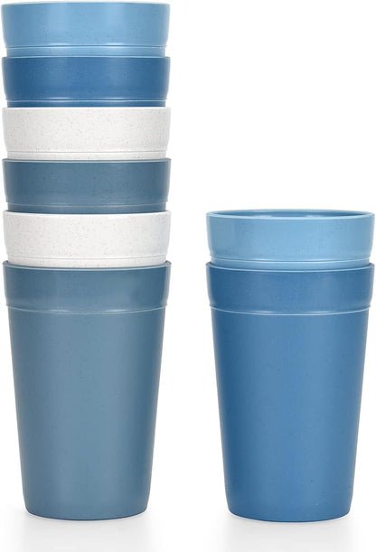 Homestockplus 16 Oz Tumbler Cups, Unbreakable Drinking Cups Microwave and by Homestockplus
