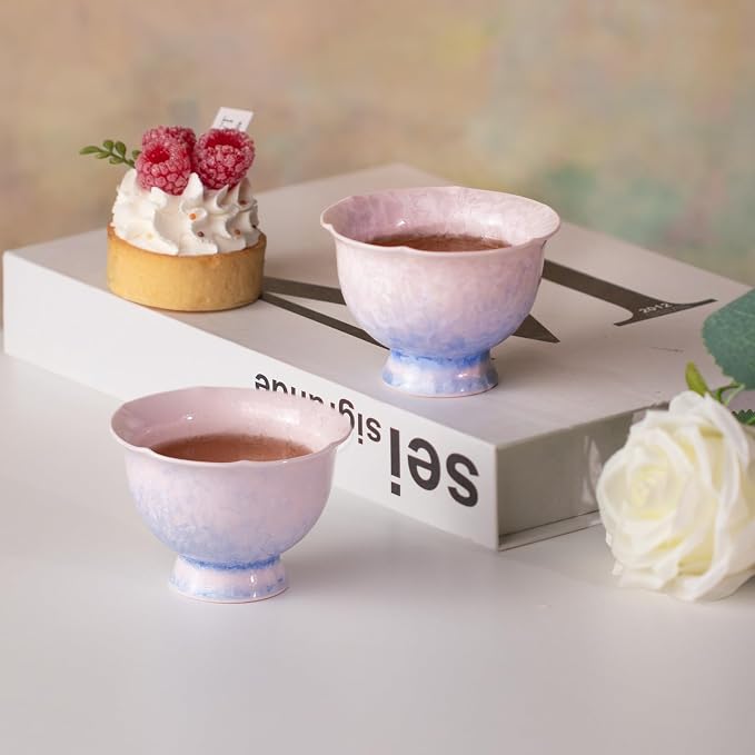 KAMMAK Ceramic Tea & Coffee Cups Set of 2 - Image 3