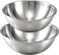 Gronivex Stainless Steel Mixing Bowls Set, 2-Piece | Food-Grade Metal, by GRONIVEXHOMEGOODS