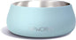 Sipworks Stainless Steel Dog Bowl – 32oz Weighted Metal Food and Water Bowls for Dogs and Cats with Non-Slip Base - Pet Bowls for All Breeds Sizes for Travel & Outdoor Play | Powder Blue