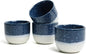Set of 4 Ceramic Espresso Cups-4 oz, & More, Small Ceramic Coffee Mugs by KERMANDO
