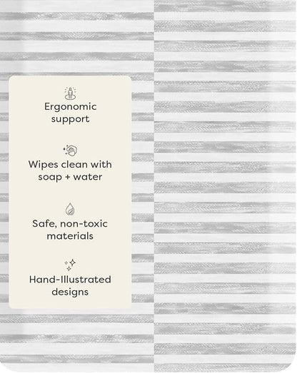 House of Noa Nama Standing Mat – Anti-Fatigue Cushioned Kitchen Mats for Floor | Ergonomic Bounce-Back Foam Kitchen Mats | Anti-Fatigue Mats for Kitchen & Standing |Reese Ash | 22" x 72"