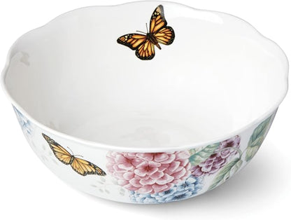 Lenox Butterfly Meadow Hydrangea Large Serve Bowl, 2.70 LB, microwave safe | - Image 2