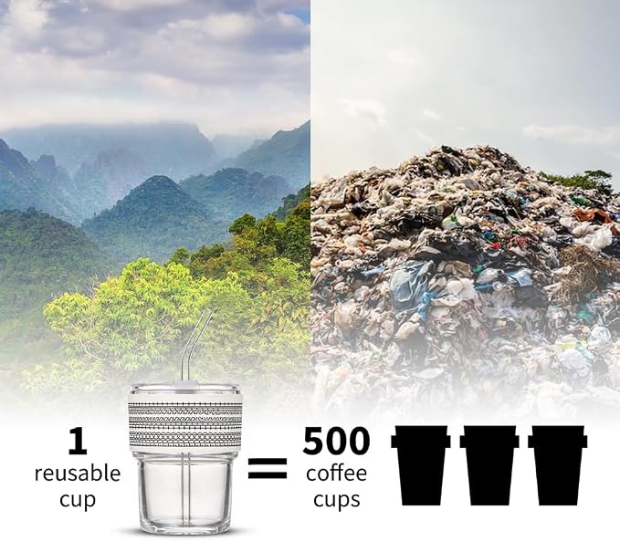 BLUEPOLAR 13oz/400ml Glass Water Tumbler - Image 5