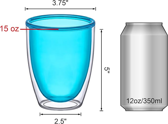 Amazing Abby - Andes - 14-Ounce Insulated Plastic Tumblers, Double-Wall Plastic - Image 4