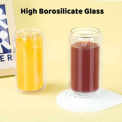 16 Oz Snow Globe Tumbler, 4 Pack Pre-Drilled Sublimation Glass Cup - Image 5