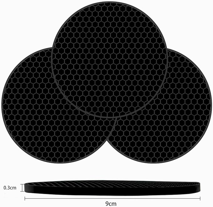 Silicone Non-Slip, Heat Resistant & Water-Trapping Trivet Mats - Image 2