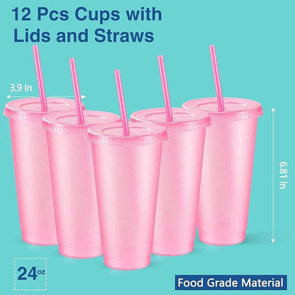Amyhill 12 Pcs Reusable Glitter Cups - Image 2