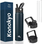 Konokyo 24 oz Insulated Stainless Steel Water Bottle by Konokyo