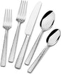 Mikasa, Oliver Gleam Flatware Service for 12, 65 Piece Set, 18/10 Stainless Steel, Silverware Set with Serving Utensils